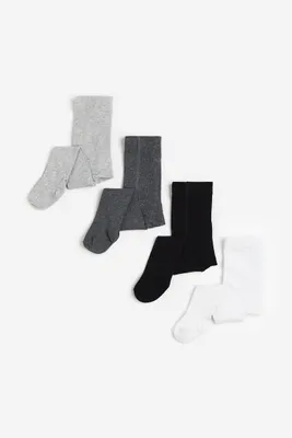 4-pack Fine-knit Tights