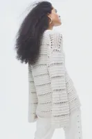 Oversized Hole-knit Sweater