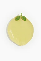 Lemon-shaped Stoneware Serving Plate