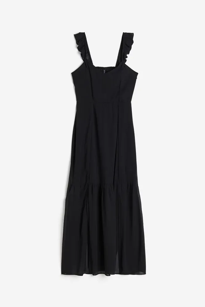 Open-backed Chiffon Dress