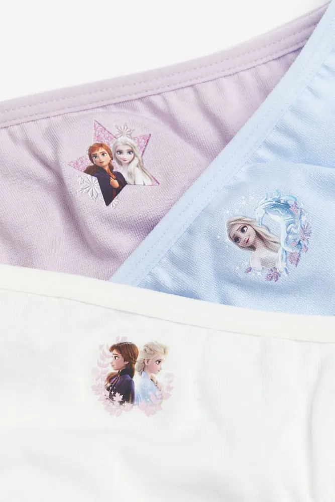 7-pack Cotton Briefs - Mint green/Disney Princesses - Kids