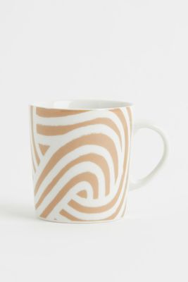 Patterned Porcelain Mug