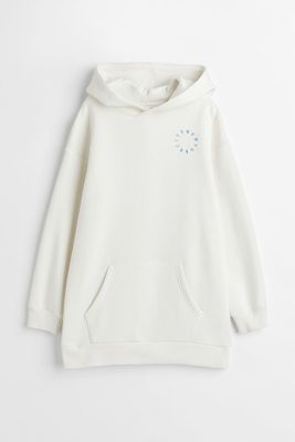 Oversized Embroidery-detail Hoodie
