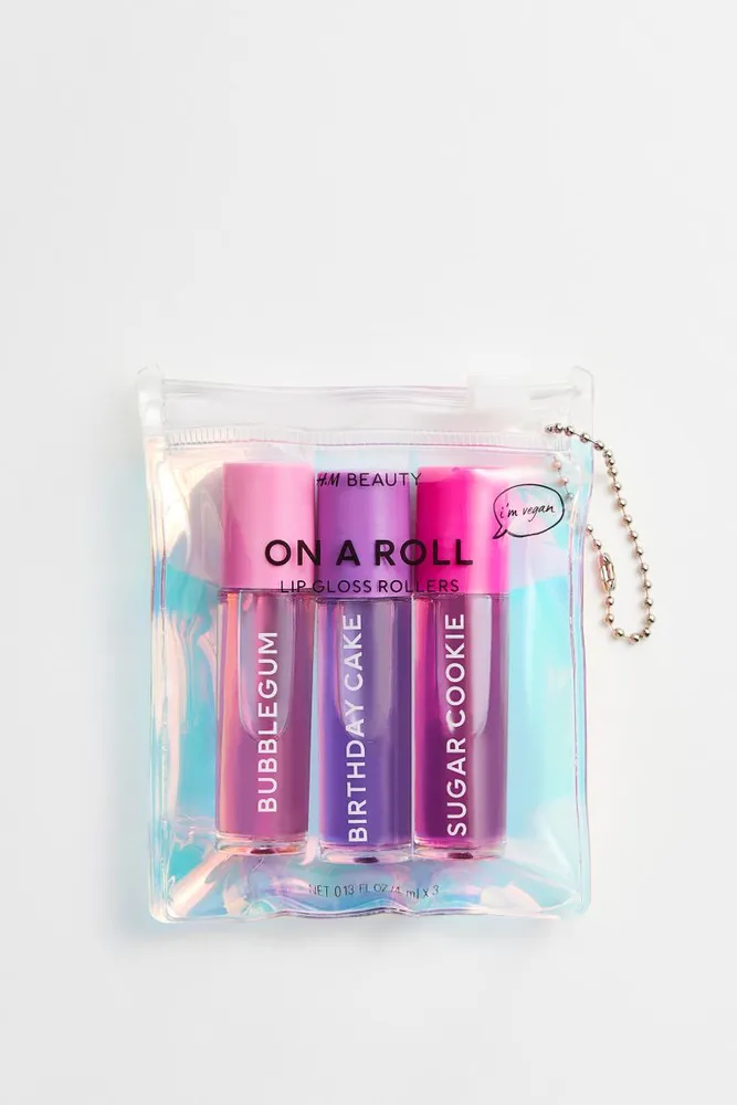 3-pack de brillos labiales