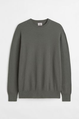 Regular Fit Pima Cotton Sweater
