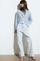 Eyelet Embroidered Shirt