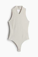 Halterneck Thong Bodysuit