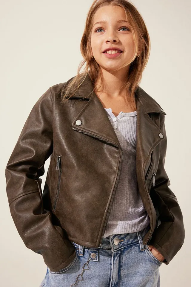 Biker Chic Crop Jacket