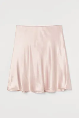 Short Satin Skirt