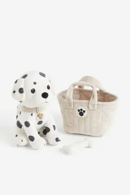Dog Soft Toy with Bag