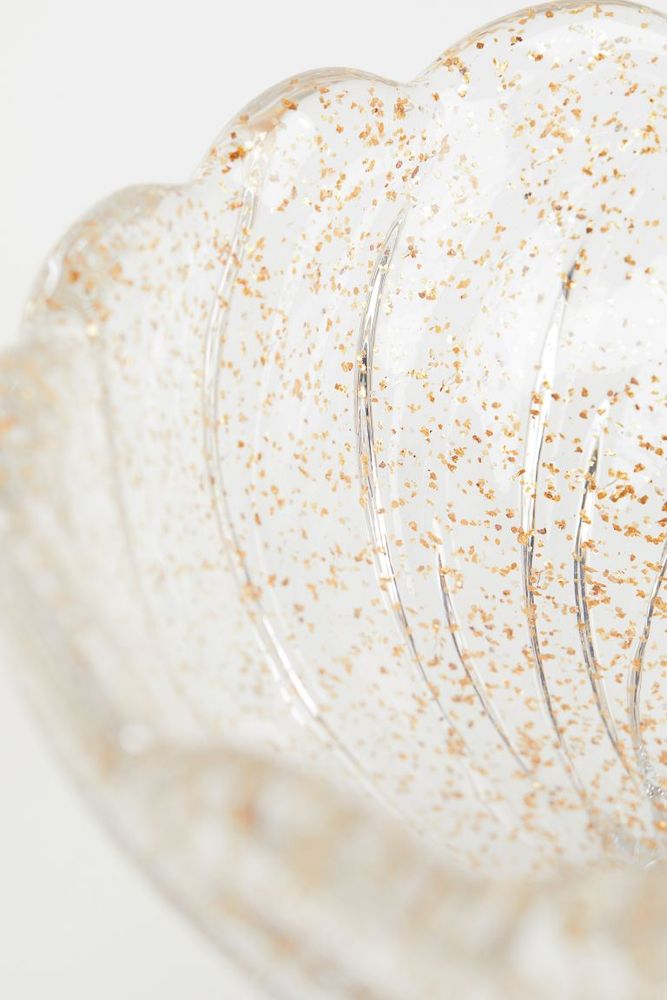 Decorative Glitter-infused Bowl