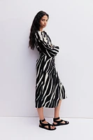 Cotton Wrap Dress