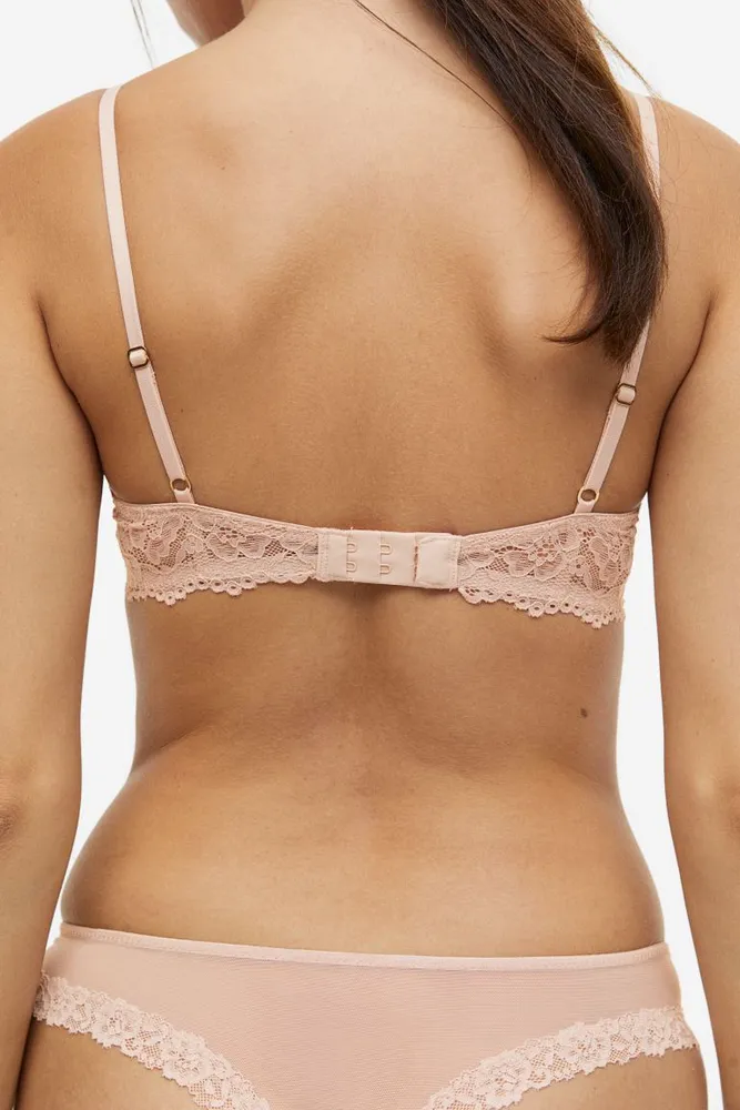 H&M+ Padded Underwire Lace Bra