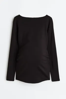 MAMA Long-sleeved Cotton Top