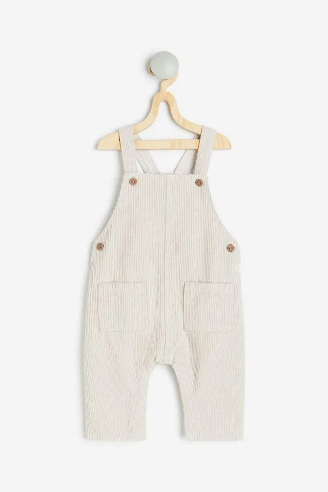 Empyre Loose Sk8 Brown Java Corduroy Overalls