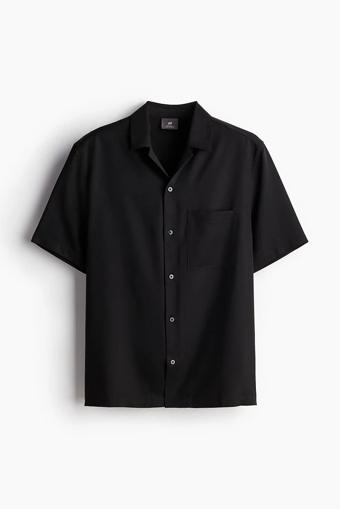 Regular Fit Lyocell Resort Shirt