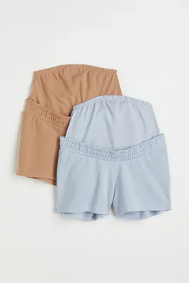 MAMA Lot de 2 shorts en molleton