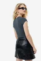 Rib-knit Top