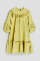 Plumeti Dress with Ruffles