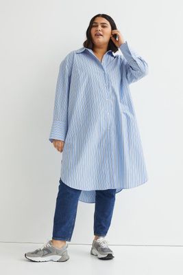 H&M+ Robe chemise en coton