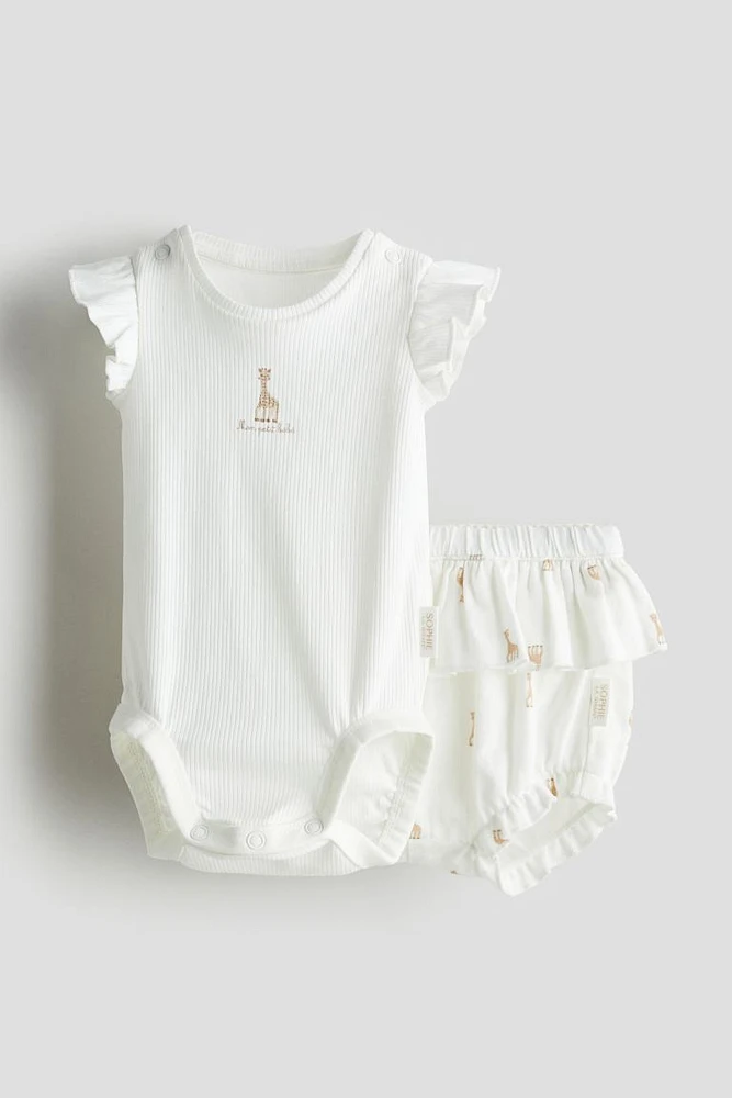 2-piece Bodysuit and Bloomers Set