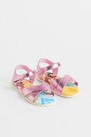 Shimmery Printed Sandals