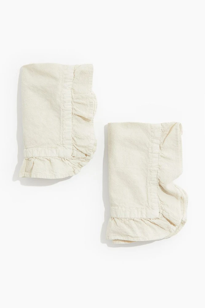 2-pack Ruffle-trimmed Napkins