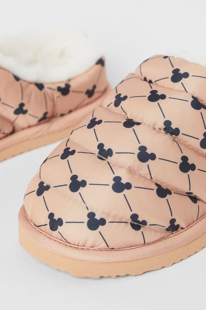 Quilted Printed Slippers