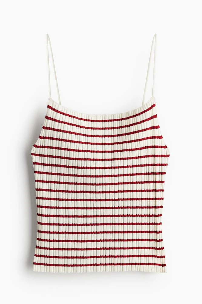 Rib-knit Tank Top