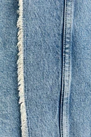 Frayed-edge Denim Vest