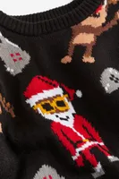 Motif-detail Sweater