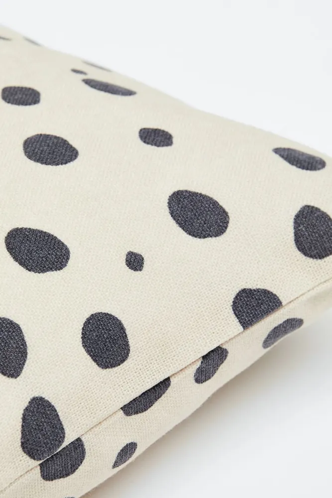 Dotted Cotton Cushion Cover