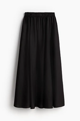 A-line Silk Skirt