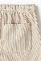 Regular Fit Corduroy Shorts