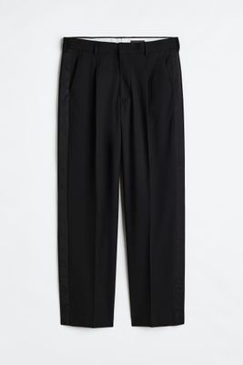 Relaxed Fit Tuxedo Pants