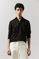 Slim Fit Half-zip Sweater