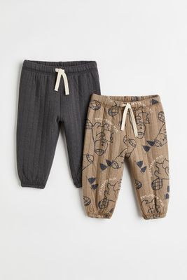 2-pack Quilted Joggers