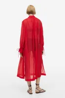 Lyocell-blend Kaftan Dress