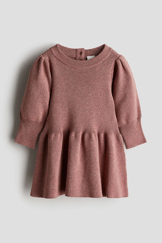 Fine-knit Cotton Dress