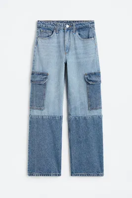 Wide Fit High Jeans