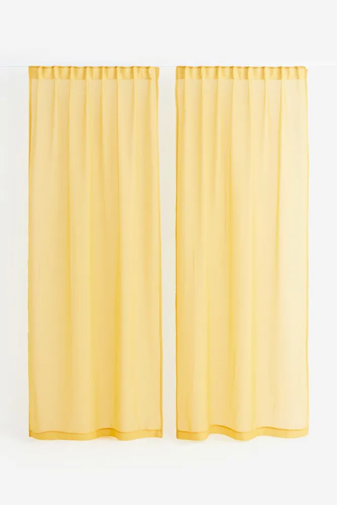2-pack Sheer Curtain Panels