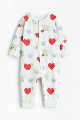 Pyjama avec bords repliables