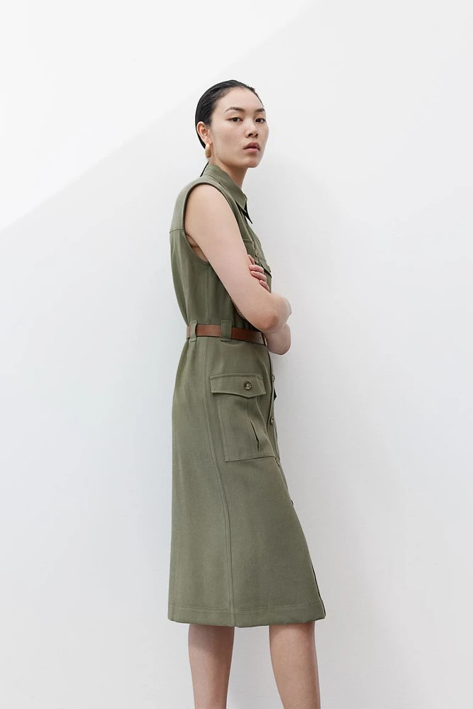 Belted Cargo Dress