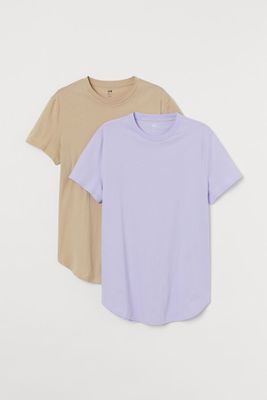 2-pack Long Fit T-shirts