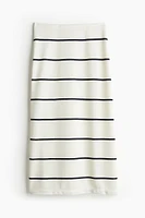 Textured Jersey Skirt