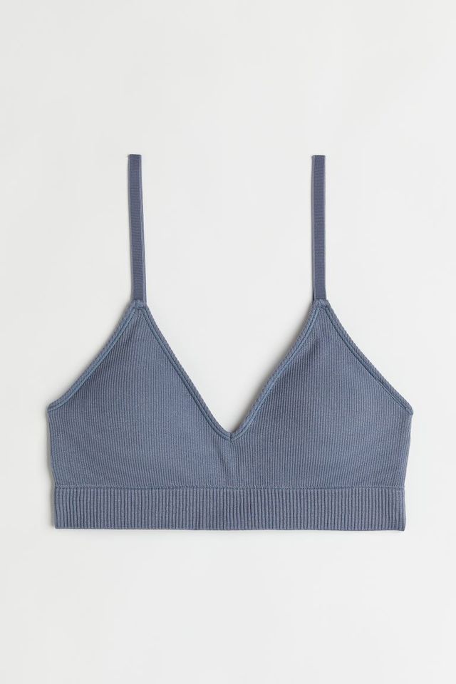 H&M Seamless Light Support Bandeau Sports Top