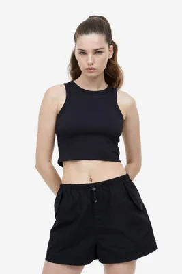 Short parachute en coton