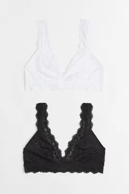 2-pack Soft-cup Lace Bras
