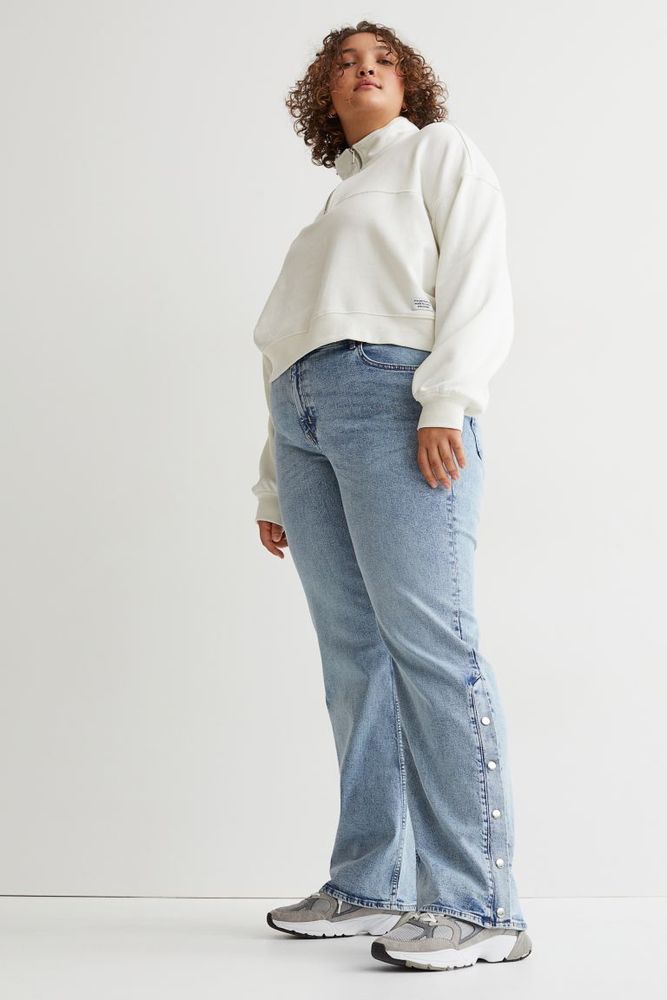 H&M+ Flared Low Waist Jeans