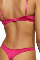 3-pack Stretch Satin Thong Briefs